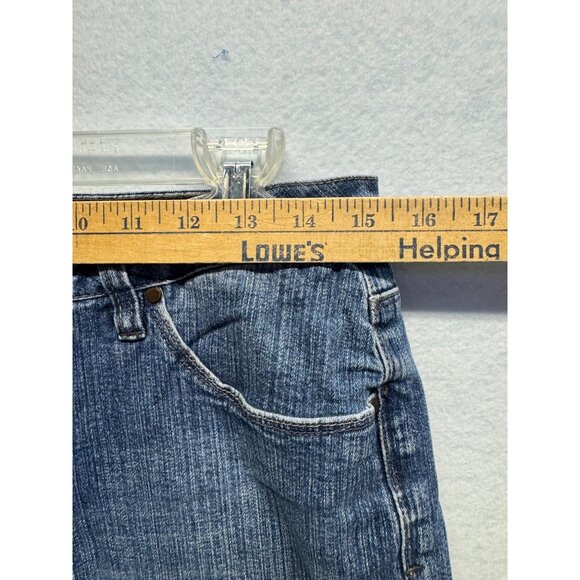 Jag Jeans Mid Rise Boot Leg Denim Womens Size 10 Blue Cotton Blend - Picture 6 of 12